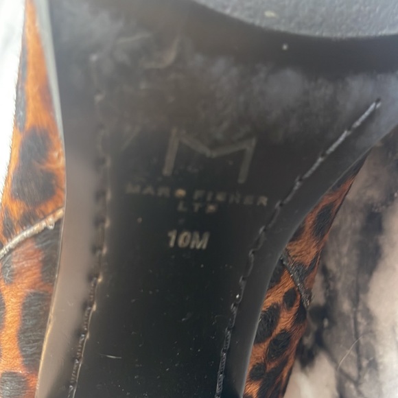 Gently used Marc Fisher boots. Size 10. Leopard. - Picture 4 of 6